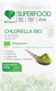 Chlorella BIO w proszku 200g