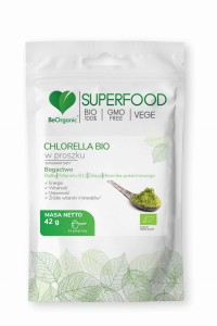 Chlorella BIO w proszku 42g