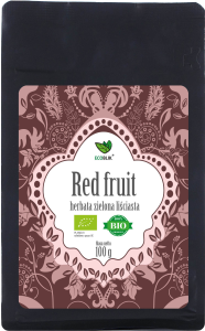 Herbata zielona RED FRUIT liściasta EKO