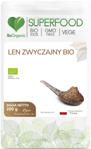 Len zwyczajny (siemię lniane)  BIO 200g 