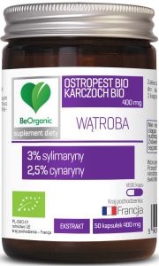 Ostropest BIO 3% + Karczoch BIO 2,5% 400mg x 50 kaps