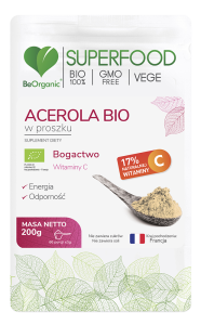 Acerola BIO w proszku 200g