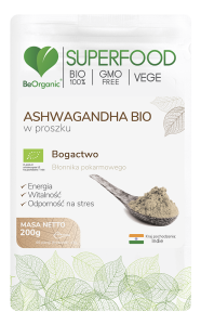 Ashwagandha BIO w proszku 200g